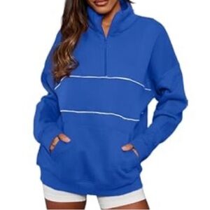 Amazon Women's Blue Pullover Top